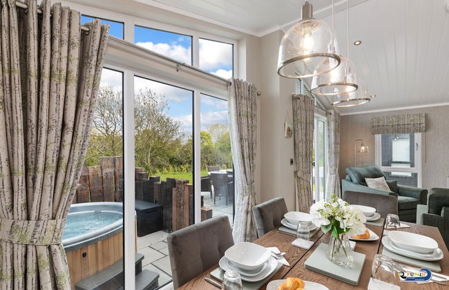 Trevelyn Lodge - Luxury Lodge Hot Tub Close to Beach - Foto 10