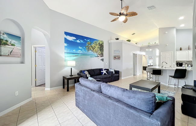 Beach Theme Vacation Pool Spa Home Mins to Disney - Foto 37