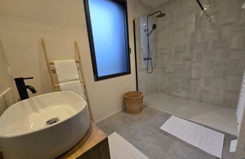 Natural Design Lodge Villa Nomade groupe avec jacuzzi centre de Milly la Forêt ! - Foto 10