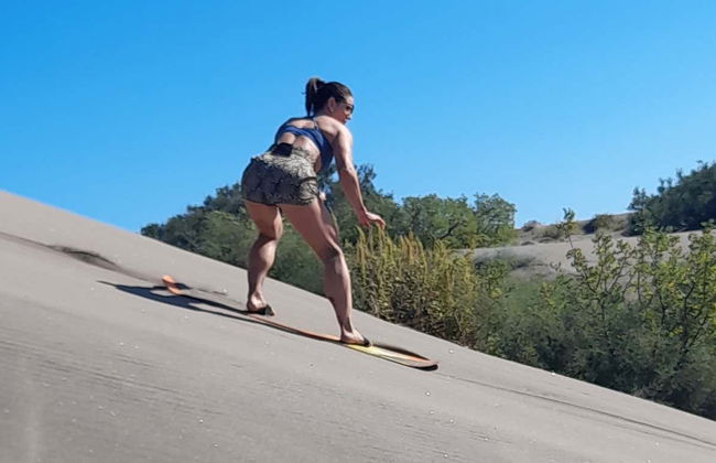 Sandboarding sur la plage d'El Mogote - Photo 1