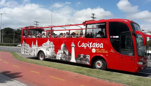 Ônibus para o tour