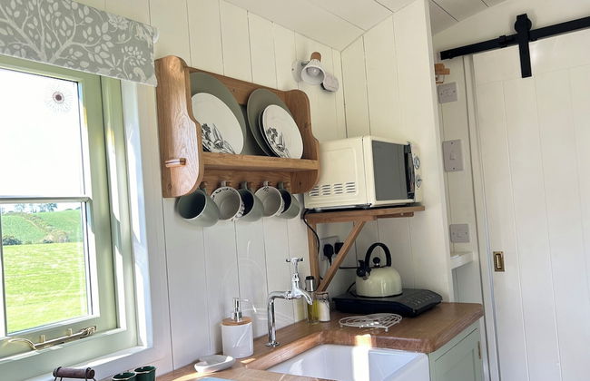 Cosy Devon Hut With Private Hot Tub - Foto 5