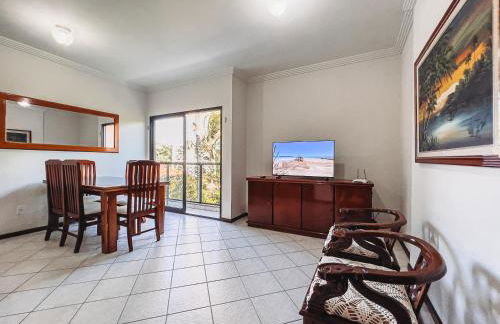 Dois quartos com ar a 190 m de praia Paradisíaca - Foto 8