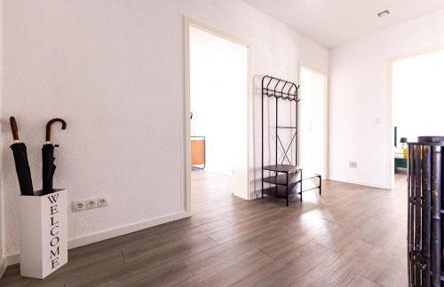 Design Apartment zentral für 6 in Andernach: Ausblick, WiFi, Küche - Foto 22