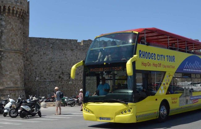 Ônibus turístico de Rodes + Passeio de barco com fundo de vidro - Foto 6