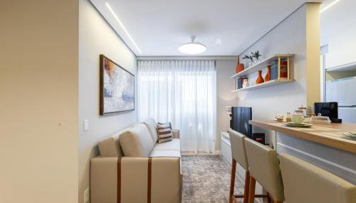 Apto 2qts, Ar Condicionado, Piscina, Churrasqueira, Finamente Mobiliado e Decorado - Foto 4