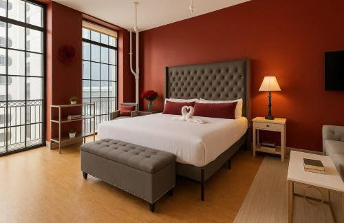 The Red Room - Double King Bed - Grand Piano - Foto 5