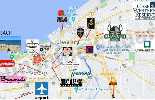 Stylish King Bed, 2BDRM, 1 Mile to DTWN, Game Room - Foto 23