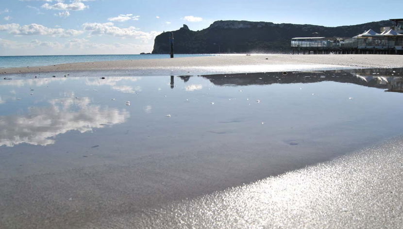 La plage de la Sella del Diavolo (la Selle du Diable)