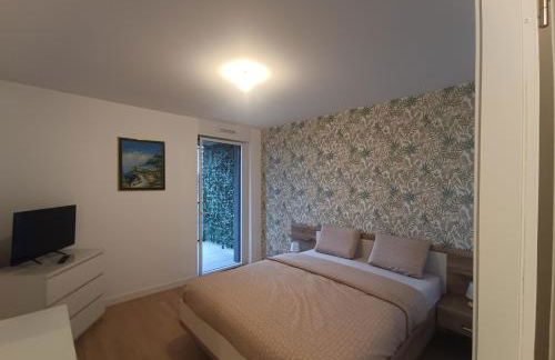 Vue Parlement Européen - Grande terrasse au calme - Tram à 2 min - Parking - Foto 12