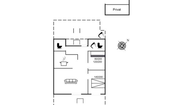 "Mato" - 100m from the sea - Foto 2, Floorplan