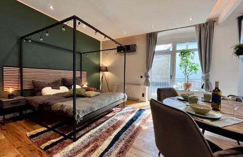 EDLER WOHNRAUM Luxuriöses Studio im Zentrum mit Balkon, Kaffeevollautomat, Klima & Parkplatz - Foto 2