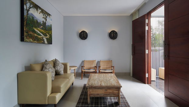 Zona de estar del vestíbulo