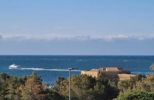 GIEDES Appartement pour 4 personnes avec vue mer face à Porquerolles et piscine situé à Giens - Foto 10