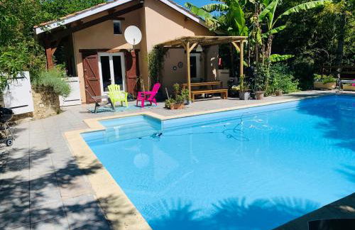Gîte Le Bellevue avec piscine privative - climatisation - Foto 17