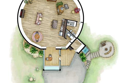 Adults Only - Secluded Mountainside Dome Retreat - Foto 6