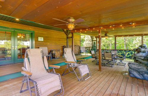 Just a Cast Away Cassville Cabin with Covered Deck - Foto 24