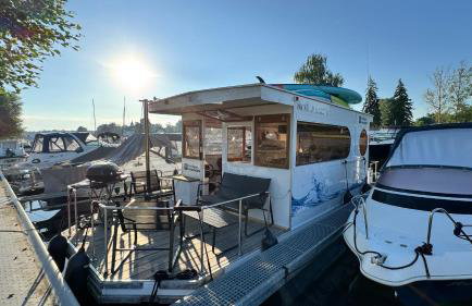 Hausboot in Berlin, festliegend im Yachthafen Schmöckwitz, mit Heizung - Foto 3