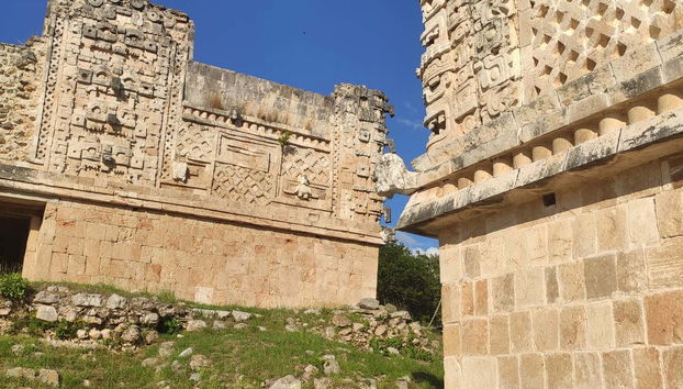 Dettagli architettonici di Uxmal