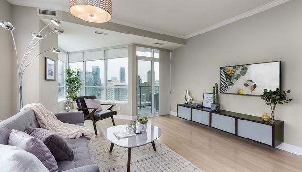 Coin salon dans le hall