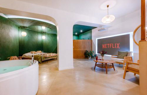 ÉROS - Loft entier avec Balnéo & Rétroprojecteur - Foto 1