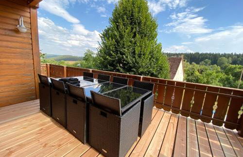 Holz-Ferienhaus Oberbrändi: Kachelofen, Sauna, WLAN, am Wald - Foto 54