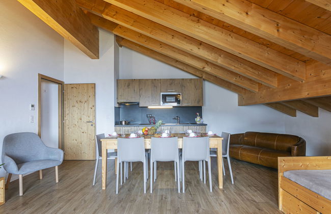 T-Resort La Tzoumaz 4p8 vue vallée - Foto 7