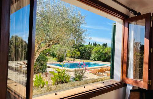 Villa Es Puig, piscina y vistas a la montaña - Foto 25