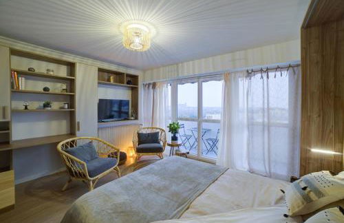 Bel aparté, cosy, vue panoramique cathédrale - Foto 4