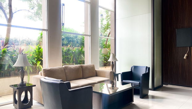 Sala de estar do lobby