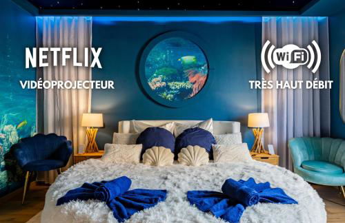 CathyVoyages - Ciel étoilé - Bord de Mer - Parking gratuit - Vidéoprojecteur - Lit rond - La Paillote Strasbourgeoise - Photo 19