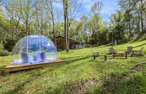 Cabin with King Bed , XBOX, HotTub, Games, Firepit , Stargazing Dome - Photo 2