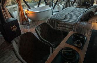 Refúgio nas Nuvens, Domo Omega Luxuoso com Fogo de Chão e Hidro Panorâmica - Photo 28