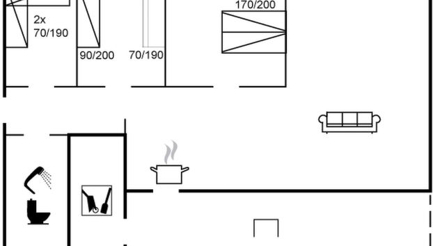 "Henri" - 800m from the sea - Foto 2, Floorplan