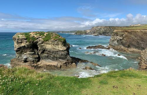 Mollys Retreat pet friendly three bed caravan with small garden Newquay Bay Resort Quieter area of park - Foto 36