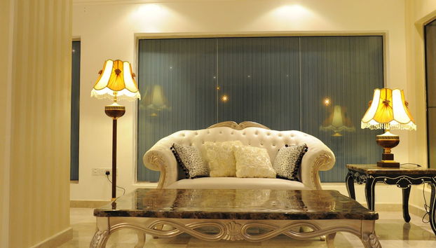 Coin salon dans le hall