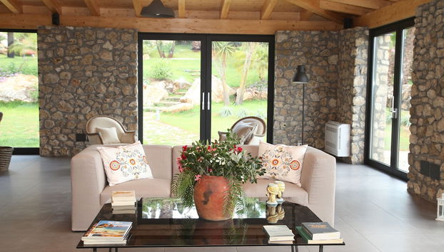 Coin salon dans le hall