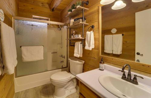 Covered Deck, Private Acreage Log Cabin in Pine - Foto 11