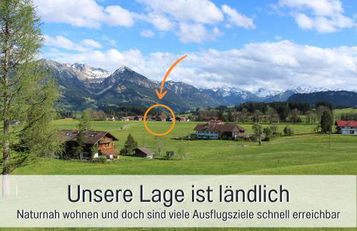 Biohof Burger, 3 sonnige Fewo, alle mit Balkon, Spielzimmer, Grillhütte, 7 km vor Oberstdorf - Photo 35