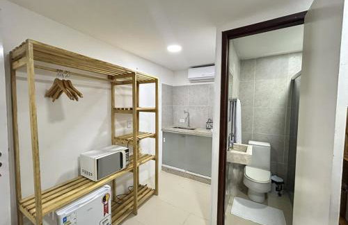 Flat funcional mobiliado com cozinha e WC privativo apt107 - Foto 19
