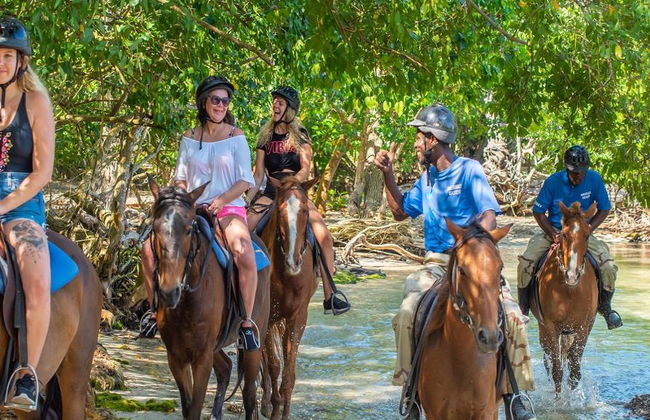 Chukka Ocean Bamboo Rafting, Horseback Ride 'N' Swim with ATV Safari - Negril - Foto 1
