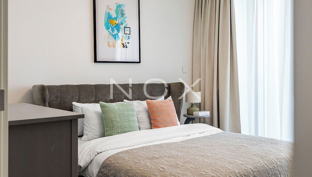 Vibrant 1BR Haven Downtown Views 2 T1 - Foto 3, Habitación