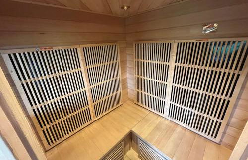 Chalet entier, vue panoramique, ruisseau et sauna. - Foto 46