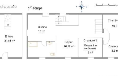 Gîte convivial avec terrasse abritée, 3 chambres, cuisine équipée, espace détente, proche autoroutes et pistes cyclables. - FR-1-744-6 - Foto 3
