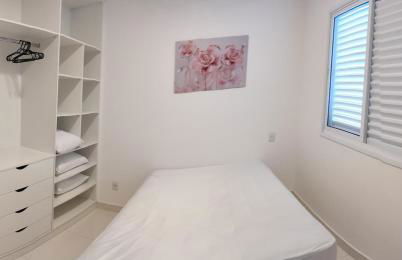 Apartamento novo a 350 m da praia das Toninhas em Ubatuba - 2 dormitórios sendo 1 suite, piscina, varanda gourmet com churrasqueira, ar condicionado, cozinha completa, garagem privativa - Foto 16