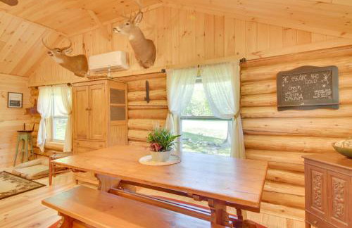 Trout Ponds and Sauna Unique Log Cabin in Freedom - Foto 10