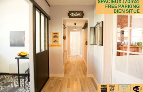 #LIndustrioChampetre Free Parking, Bien Situé, Spacieux, Proche Clinique - Foto 3