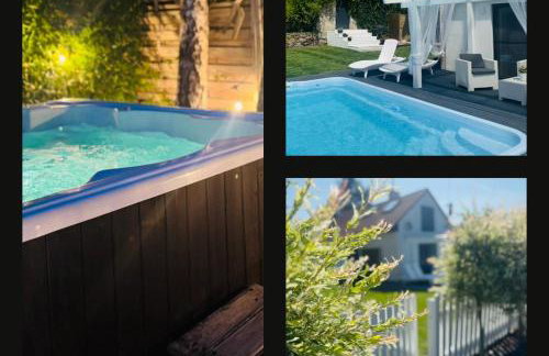 Domek wakacyjny z podgrzewanym basenem i jacuzzi pod gwiazdami, Studnica, Ińsko, "THerapeutica" - Foto 49