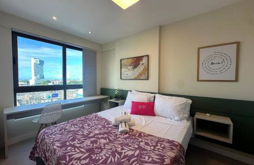Parque Shopping - Flats Deluxe no Pina Recife por Yolo - Foto 124