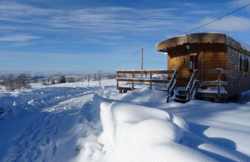 Belle roulotte de style chalet au coeur du Sancy - Foto 5